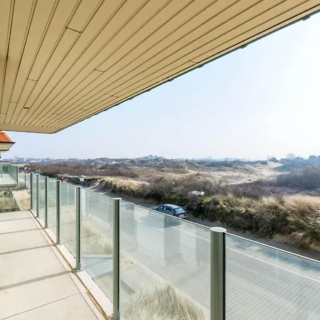 By Belgian Coast With Dune Views